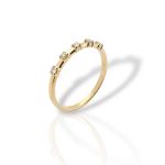 Δαχτυλίδι σειρέ απο χρυσό 18κ με διαμάντια (code H008250)