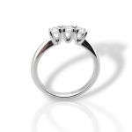 ΄΄Armonia΄΄ Δαχτυλίδι TRILOGY απο λευκόχρυσο κ18 με 3 διαμάντια (code IBM41.206)
