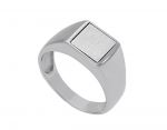 White gold ring k18 (code S188009)