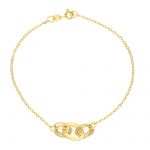 Yellow Gold K9 Bracelet  (code S166800)