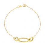 Bracciale in oro giallo k9  (code S222114)