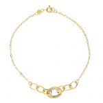 Yellow Gold K9 Bracelet  (code S222116)