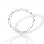 Bracciale in oro bianco k14 (code M2465)