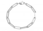 Bracciale  in oro Bianco k14 satinato  (code S266567)