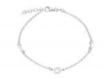  Platinum plated silver 925° bracelet (code S256639)