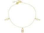 Bracciale Lucchetto & Chiavi in oro Giallo k9 (code S258437)