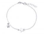 Bracciale Stelle in argento 925° rodiato (code S260861)