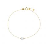 Gold bracelet k9 with zircon (code S265207P)