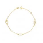 Bracciale in oro giallo k9  (code  S278042)