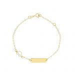 Bracciale -Targa e macchina in oro giallo k9  (code  S278045)