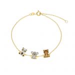 Golden animal bracelet k9 (code S279002)