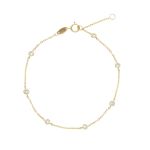 Βραχιόλι απο χρυσό κ9 με Ζιργκόν (code S279860)