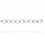 14k white gold bracelet (code M2905)