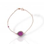 Bracciale in oro Rosa  k14 (code AL2839)