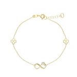 Bracciale in oro Giallo k9 Infinito (code S289222)