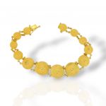 14k gold bracelet (code M2924)