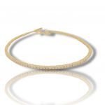 Yellow gold riviera bracelet 2.0mm (code AL2645)