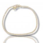 Yellow gold riviera bracelet 1.6mm (code AL2646)