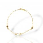 Bracciale  in oro giallo k9 (code AL2835)