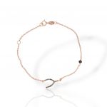 Bracciale in oro Rosa k9 (code AL2838)