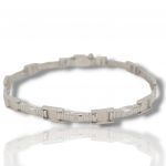 White gold bracelet k14 (code M2647)