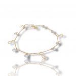 Yellow gold bracelet k14 (code  M2650)