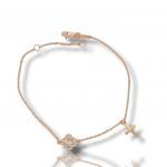 Bracciale in oro Rosa k9 (code  M2651)