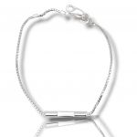 White gold bracelet k14 (code N2587)