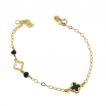 Golden cross bracelet k9 (code AL2090)