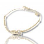 Golden heart bracelet k9   (code S254080)