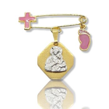 Παιδικό φυλαχτό απο ασήμι 925° επιχρυσωμένο (code L002378)