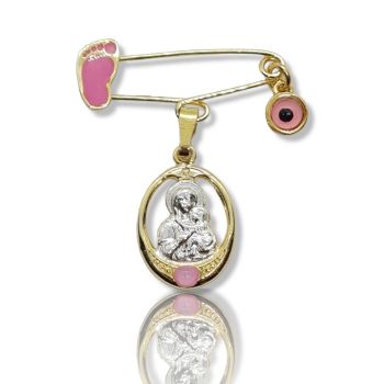 Παιδικό φυλαχτό απο ασήμι 925° επιχρυσωμένο (code L002407)