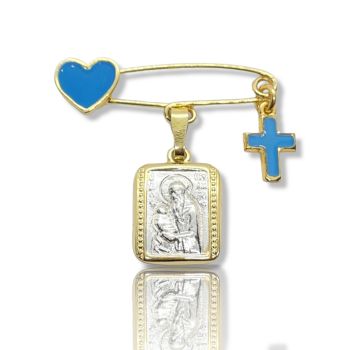 Παιδικό φυλαχτό απο ασήμι 925° επιχρυσωμένο (code L002416)