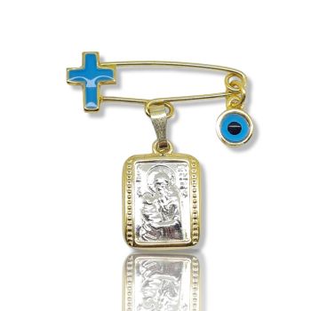 Παιδικό φυλαχτό απο ασήμι 925° επιχρυσωμένο (code L002424)