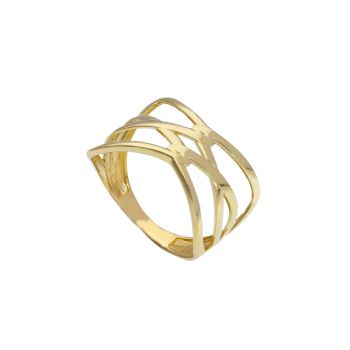 Δαχτυλίδι απο χρυσό κ14  (code S258202)