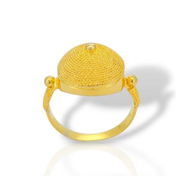 Δαχτυλίδι απο χρυσό κ14 (code M2923)