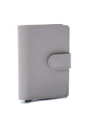  LEANSCHI RFID-safe Tech-Wallet in molegrey leather