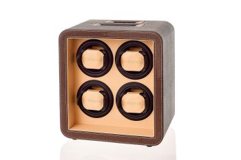 Smart watchwinder for 4 watches | classic Edition WM04-CHOC
