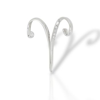 Μενταγιόν Ζώδιο Κριός από Χρυσό 18 Καρατίων με διαμάντια (code Μ8209)