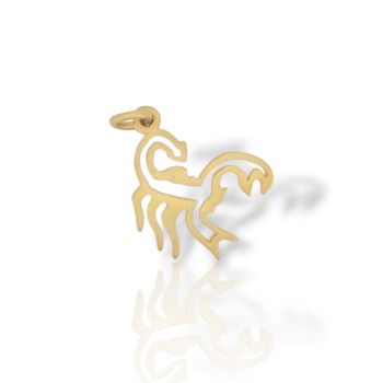 Μενταγιόν Ζώδιο Σκορπιός από Χρυσό 14 Καρατίων (code Μ2773)