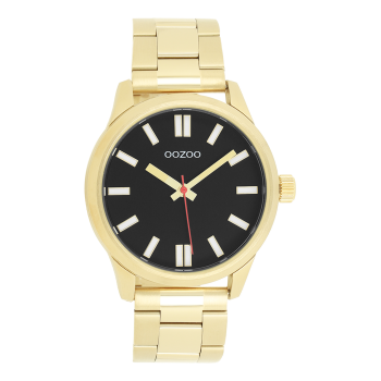 Gold coloured OOZOO watch with stainless steel bracelet - C11617