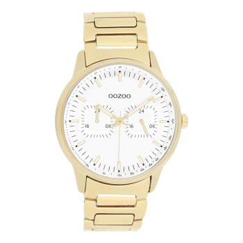Gold coloured OOZOO watch with stainless steel bracelet - C11623