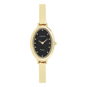 Gold coloured OOZOO watch with stainless steel bracelet
