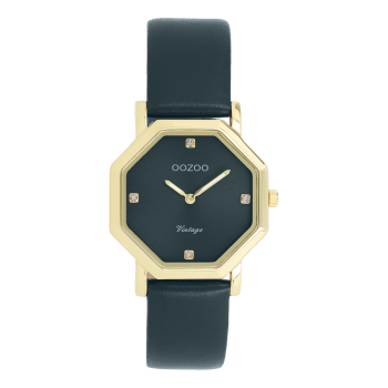Gold coloured OOZOO with taupe leather strap