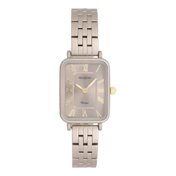 Taupe OOZOO watch with stainless steel bracelet - C20412