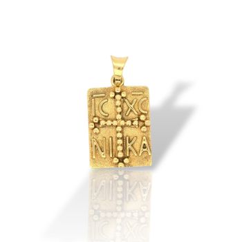 Medaglione Costantinato in Oro 14 Carati (Μ2951)