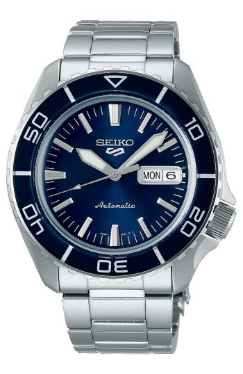 SEIKO 5 Sports Automatic Silver Stainless Steel Bracelet SRPK97K1