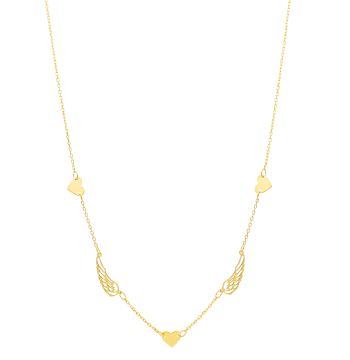 Golden necklace k14 (code S254775)