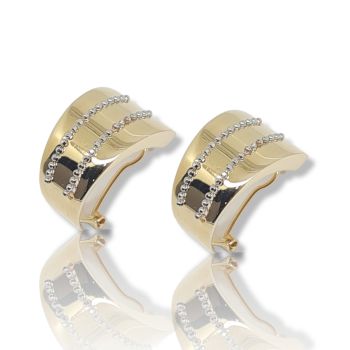 Golden earrings 14k (code S223870)