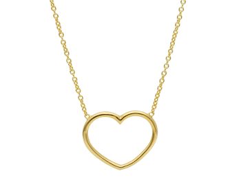 Κολιέ καρδούλα απο χρυσό κ9 (code S234139)
